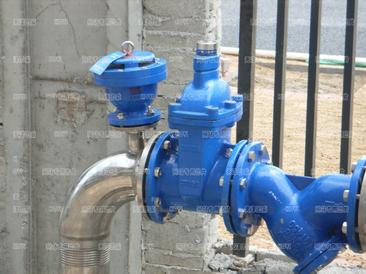 排气阀-水厂管线使用现场_天津市国威给排水设备制造